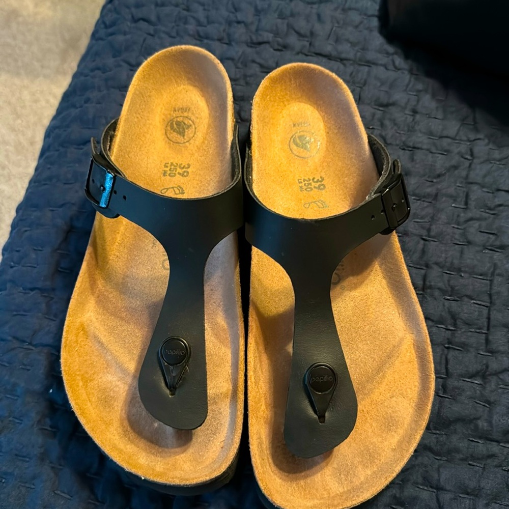 Birchenstock gizeh flex platform like new